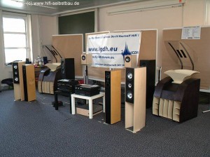 Unsere Lautsprecherphalanx